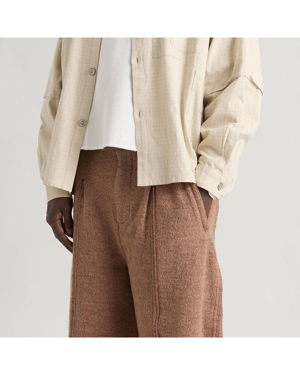 Ganter Brown Cottonopolis Trousers for men