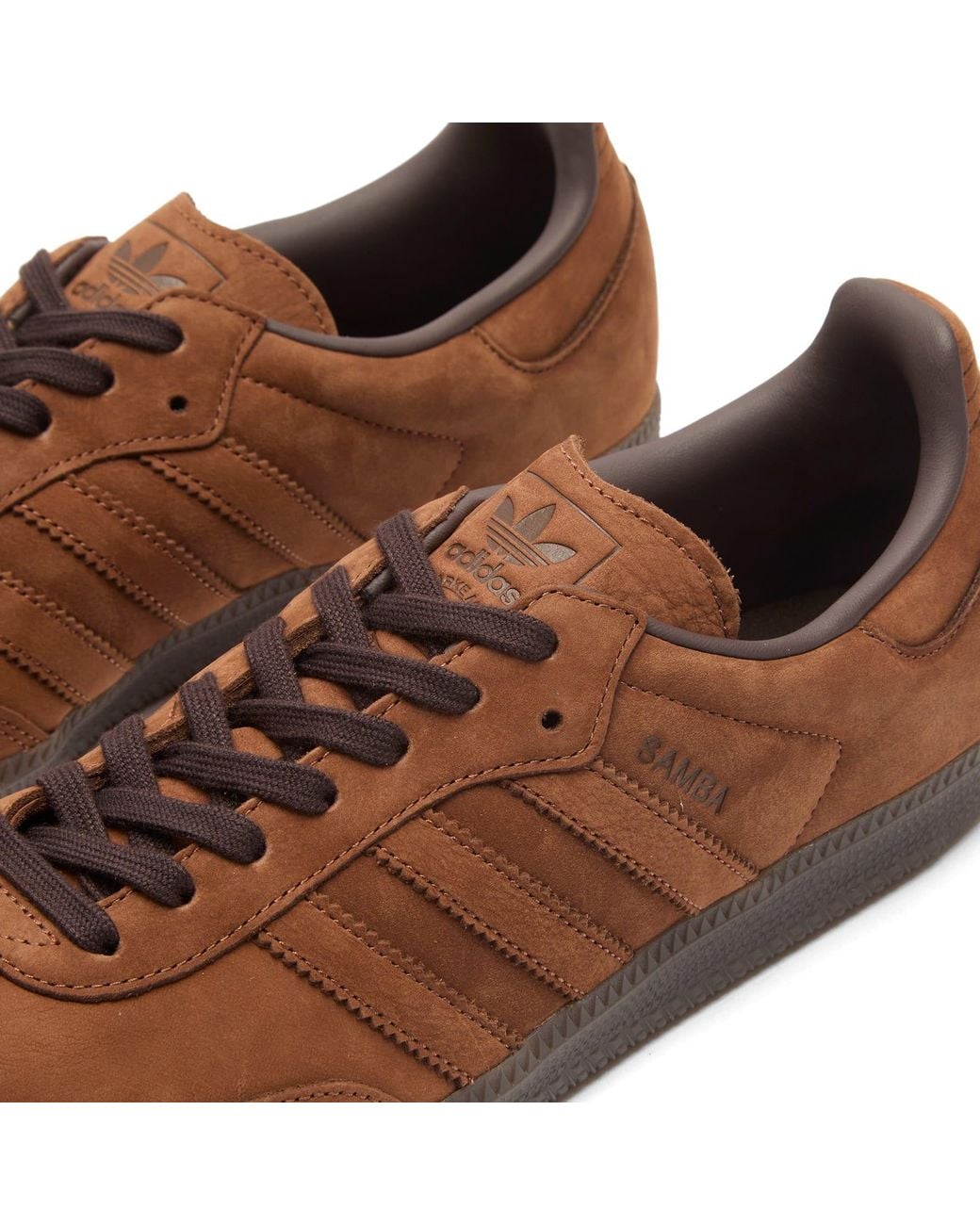 Adidas Brown Samba Og Sneaker for men