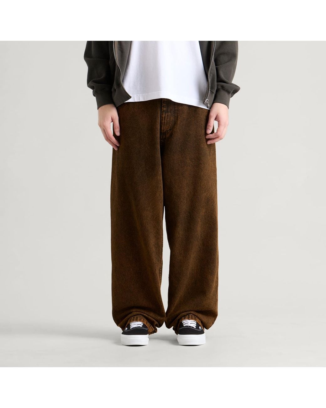 POLAR SKATE Brown X Ebou Sanyang Big Boy Jeans for men