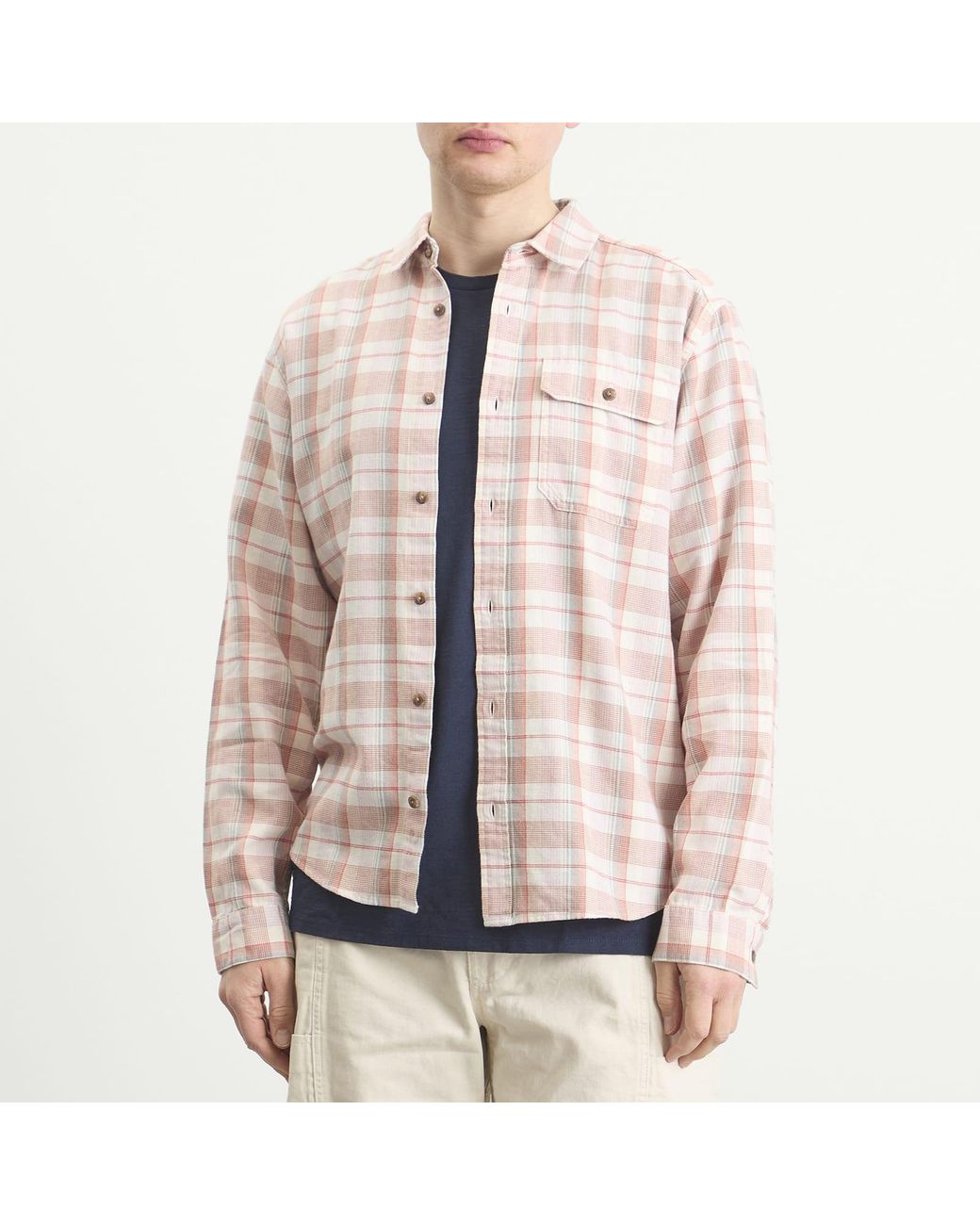 Patagonia Natural Lightweight Fjord Flannel Shirt for men