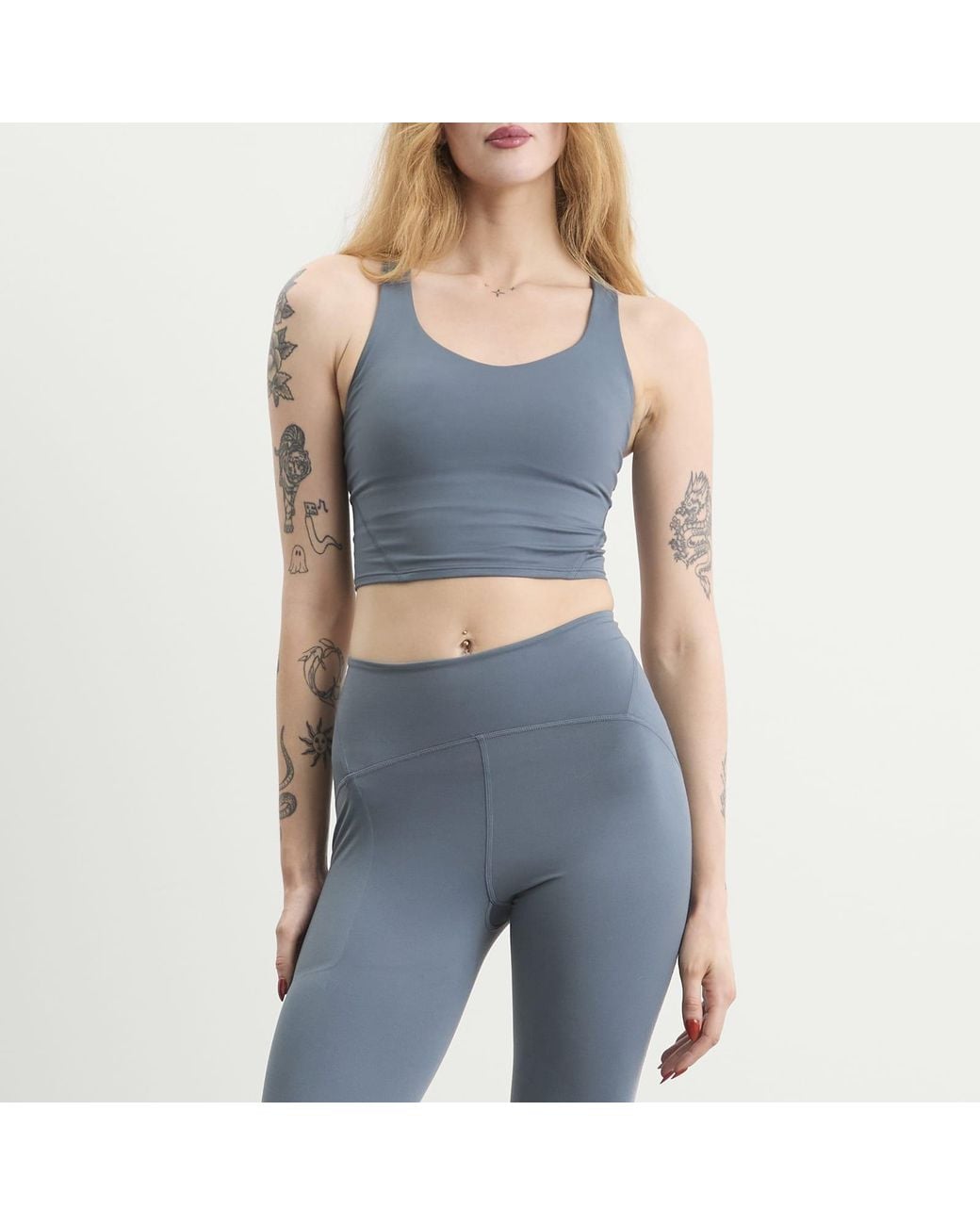 The North Face Blue Jaida Long Line Bra