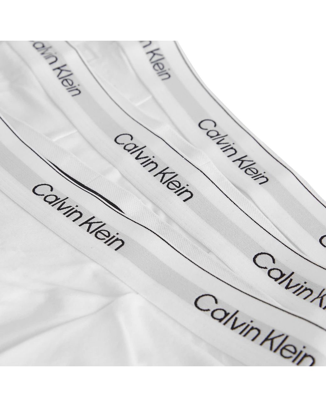 Calvin Klein White Icon Relaxed Dart Trunk for men