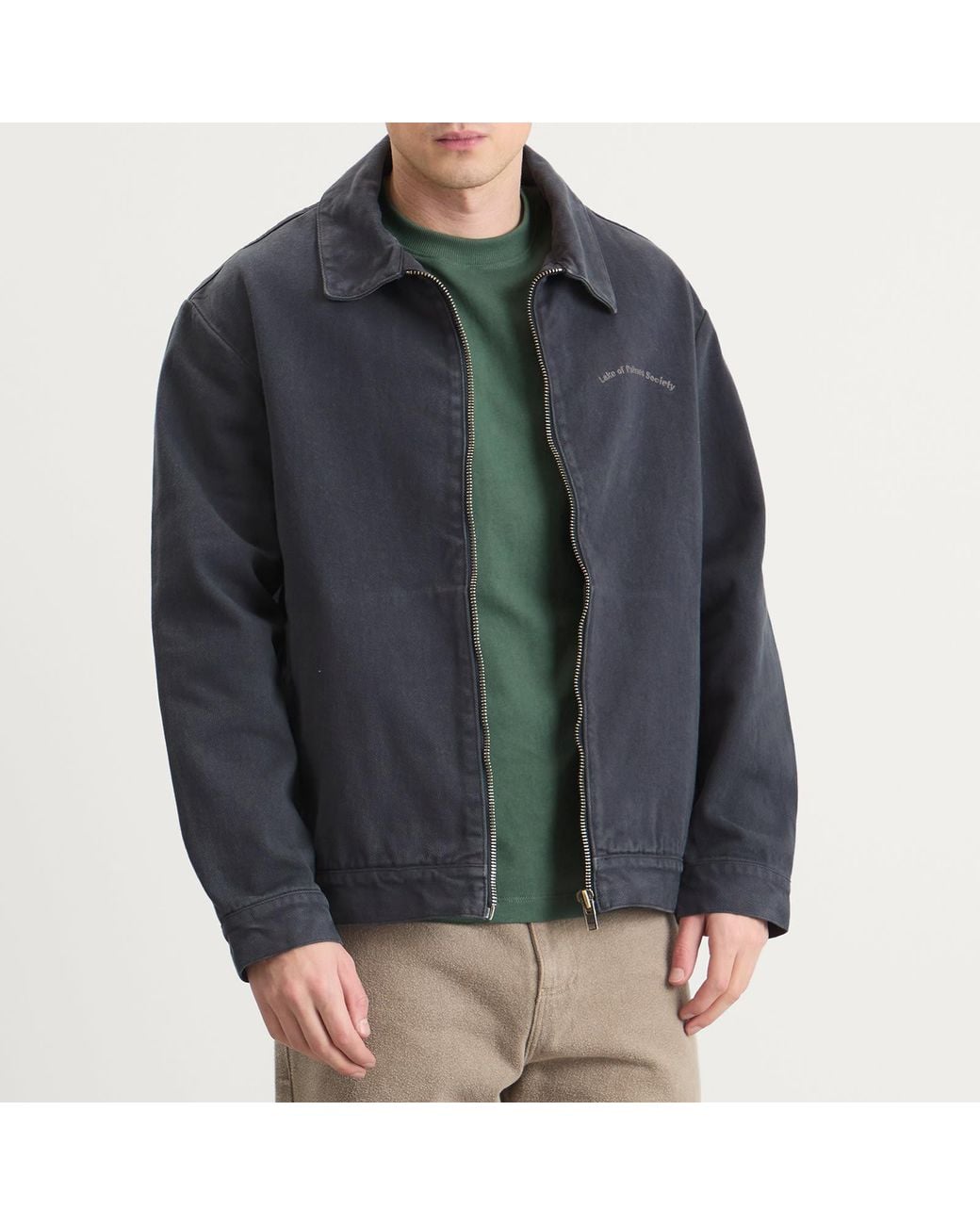 Palmes Blue Lake Zip Jacket for men