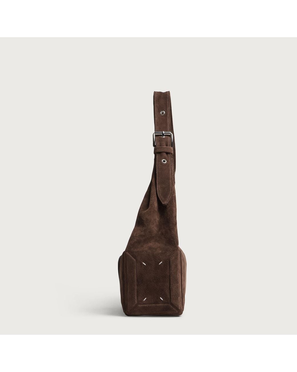 Maison Margiela Brown Box Bag East West Medium
