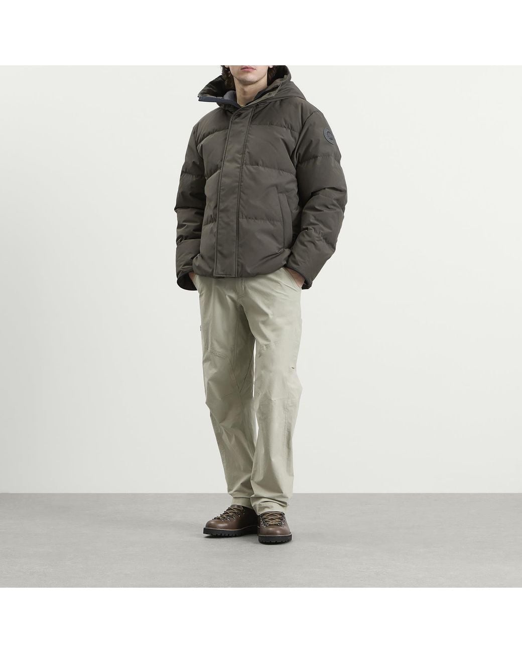 Canada Goose Gray Seymour Parka Tonal Disc Jacket for men