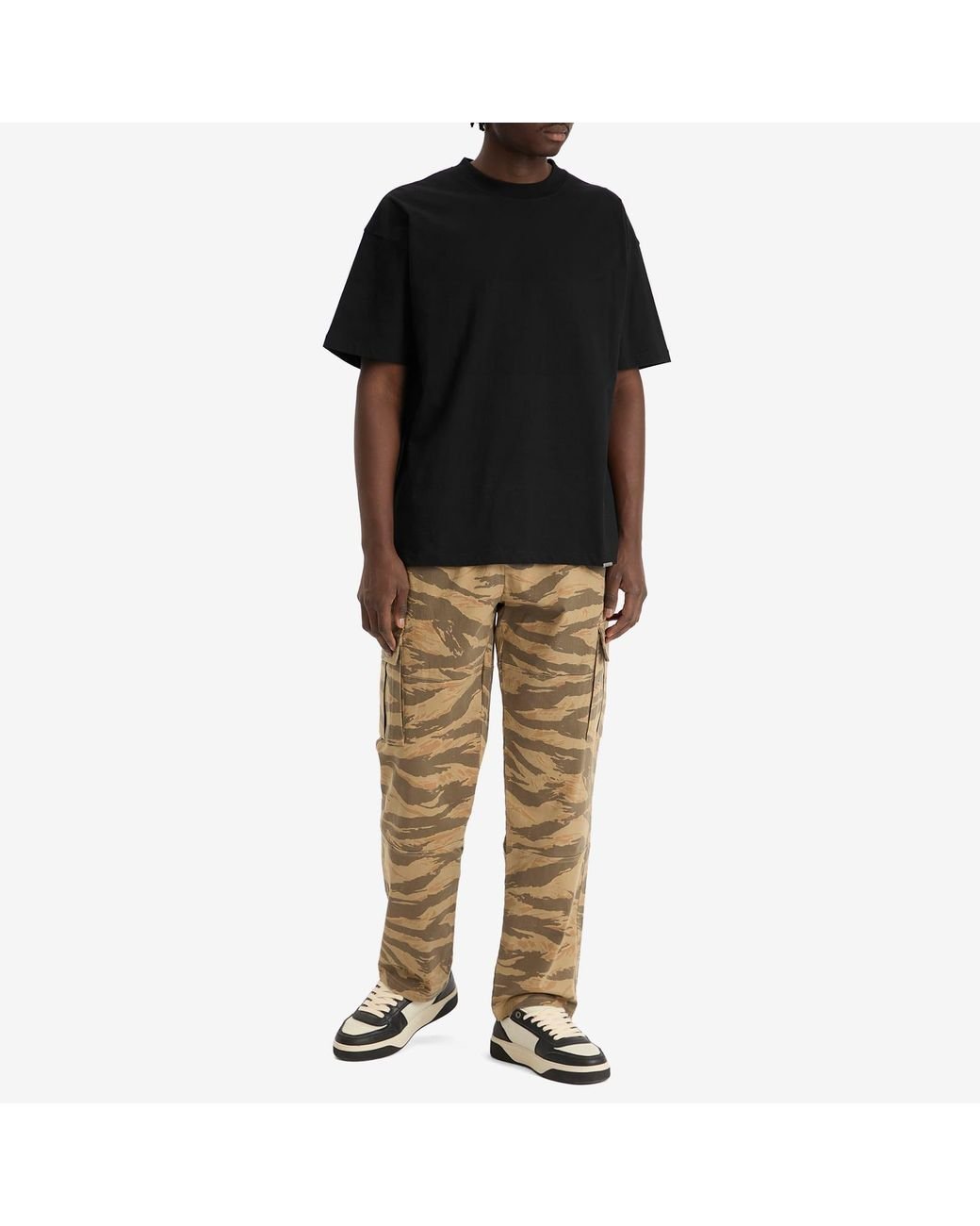 Represent Black Initial Oversized T-Shirt for men