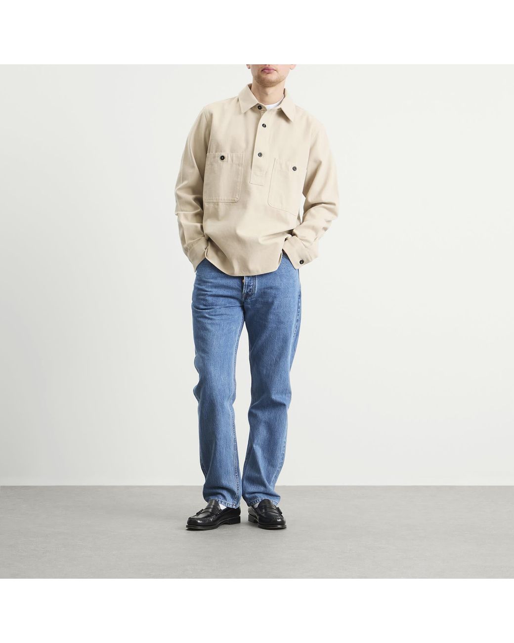 MHL by Margaret Howell Natural Overhead Shirt for men