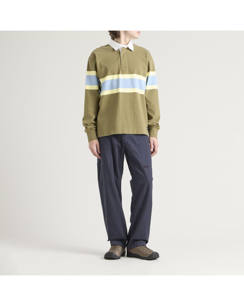 Gramicci Green Langdon Rugby Shirt for men