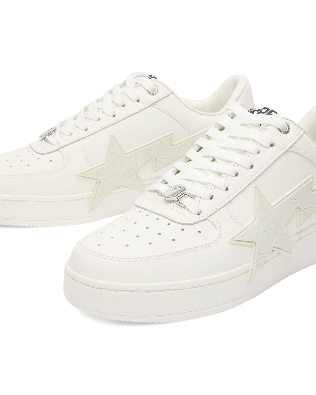A Bathing Ape White Bape Sta Os #2 M2 for men