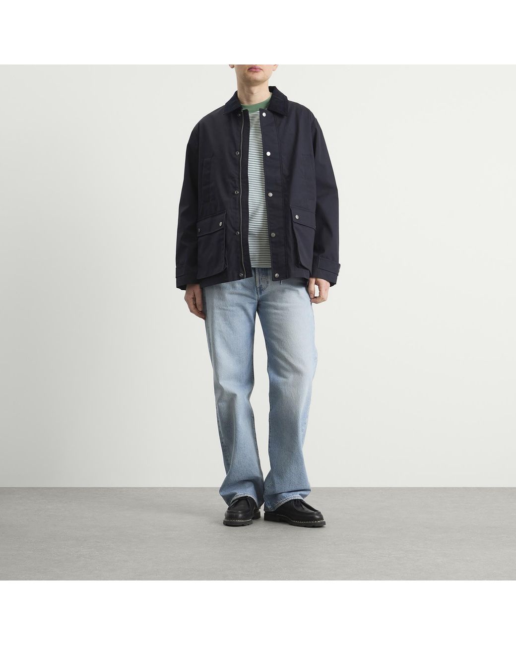 Armor Lux Blue Hunting Jacket for men