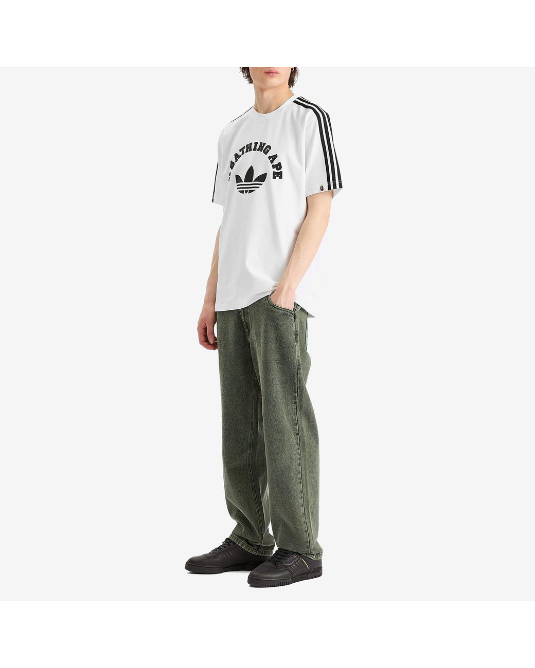 adidas X Bape T-Shirt in White | Lyst
