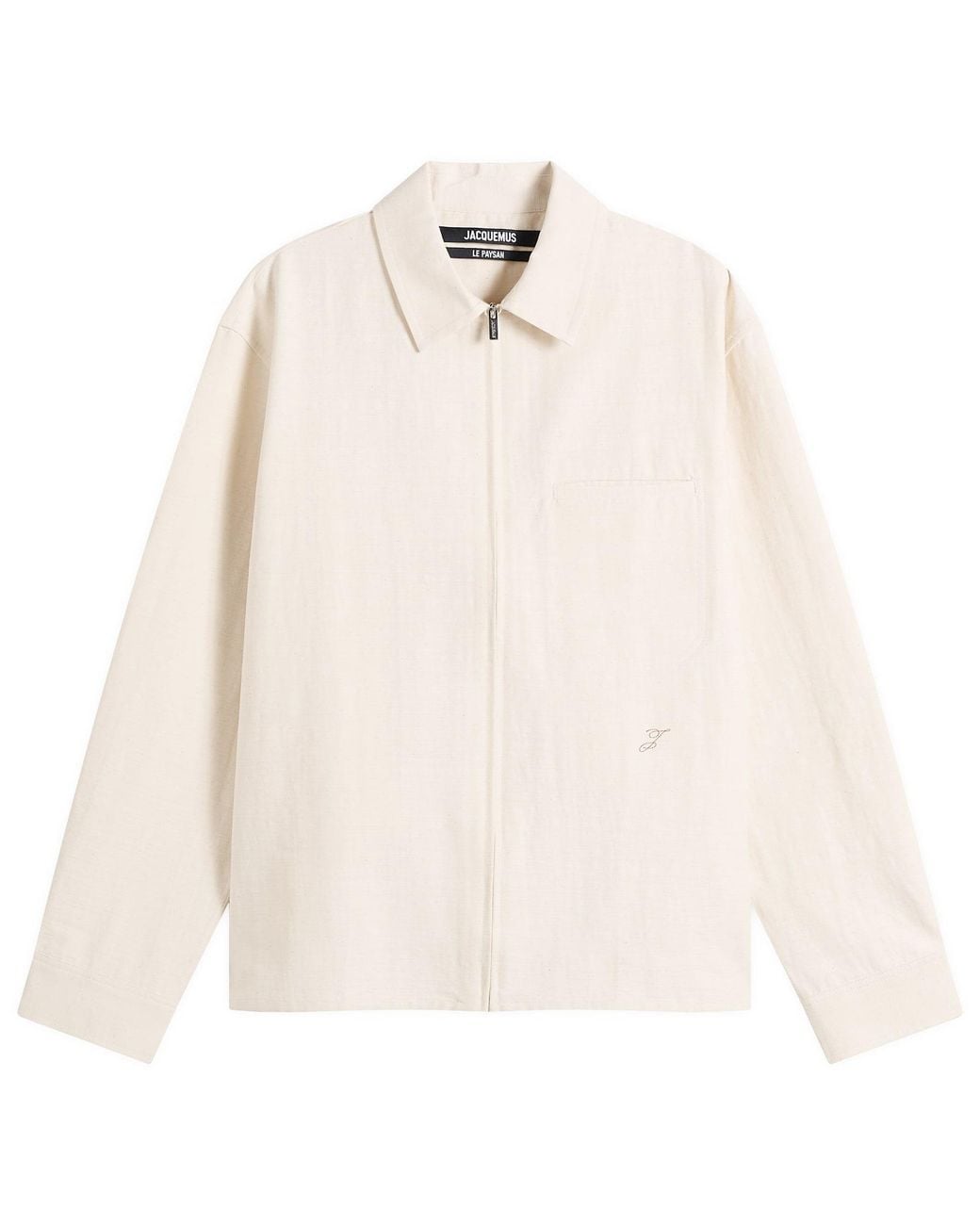 Jacquemus White Mecano Cotton Shirt for men
