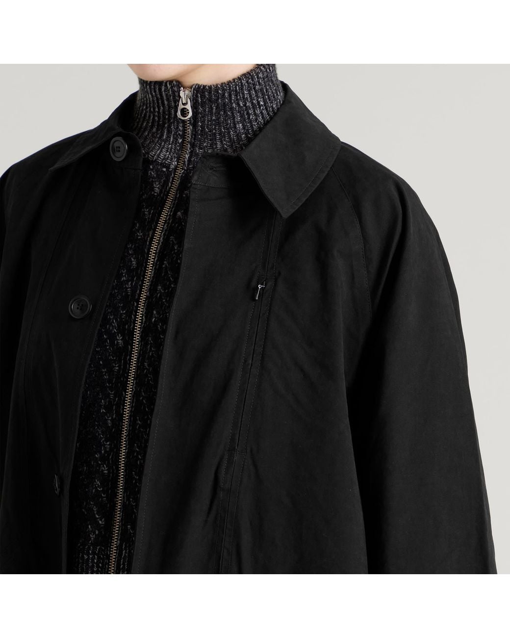 YMC Black Tyrell Coat