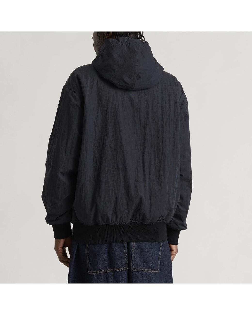 Studio Nicholson Black Wickett Wool Lined Hooded Jacket for men