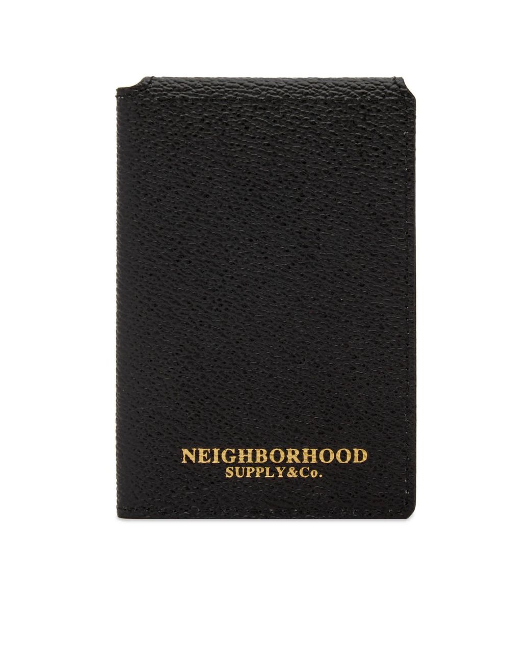 アクセサリー NEIGHBORHOOD LOGO DOCUMENT CASE neighborhood-Black-Coated-Card