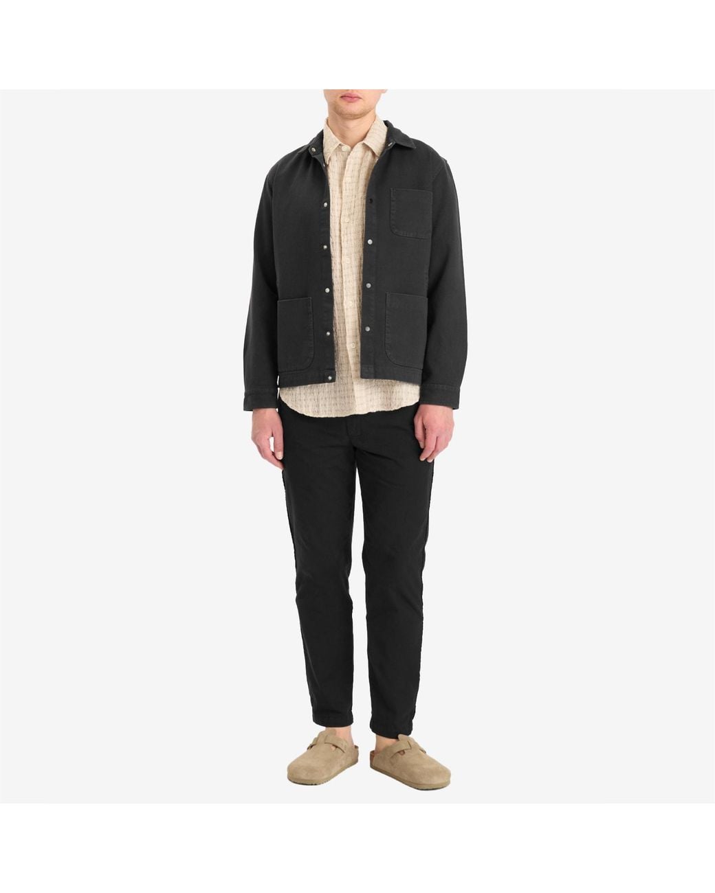 Folk Black Assembly Jacket for men