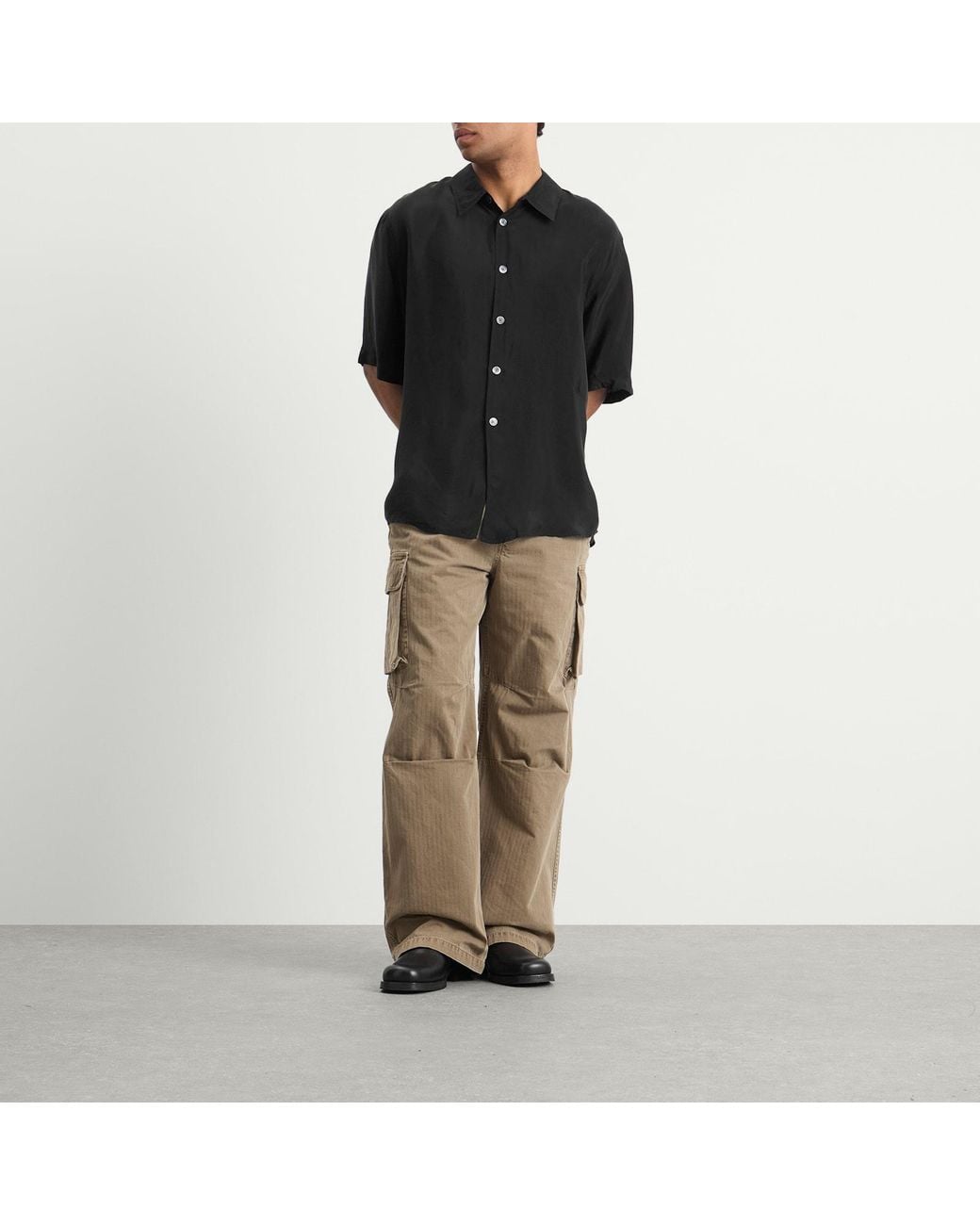 Our Legacy Black Beyond Short Sleeve Shirt for men