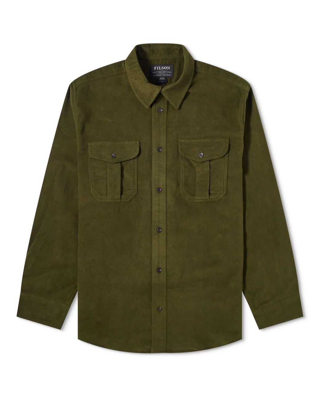 Mens Moleskin Shirt - Midweight Cotton Shirt