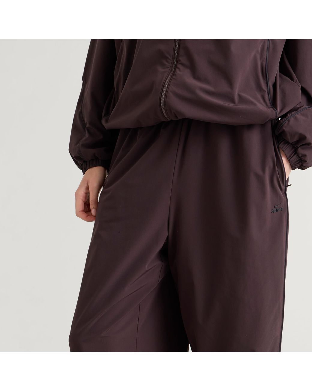 Nike Purple Skims Stretch Nylon Oversized Pants