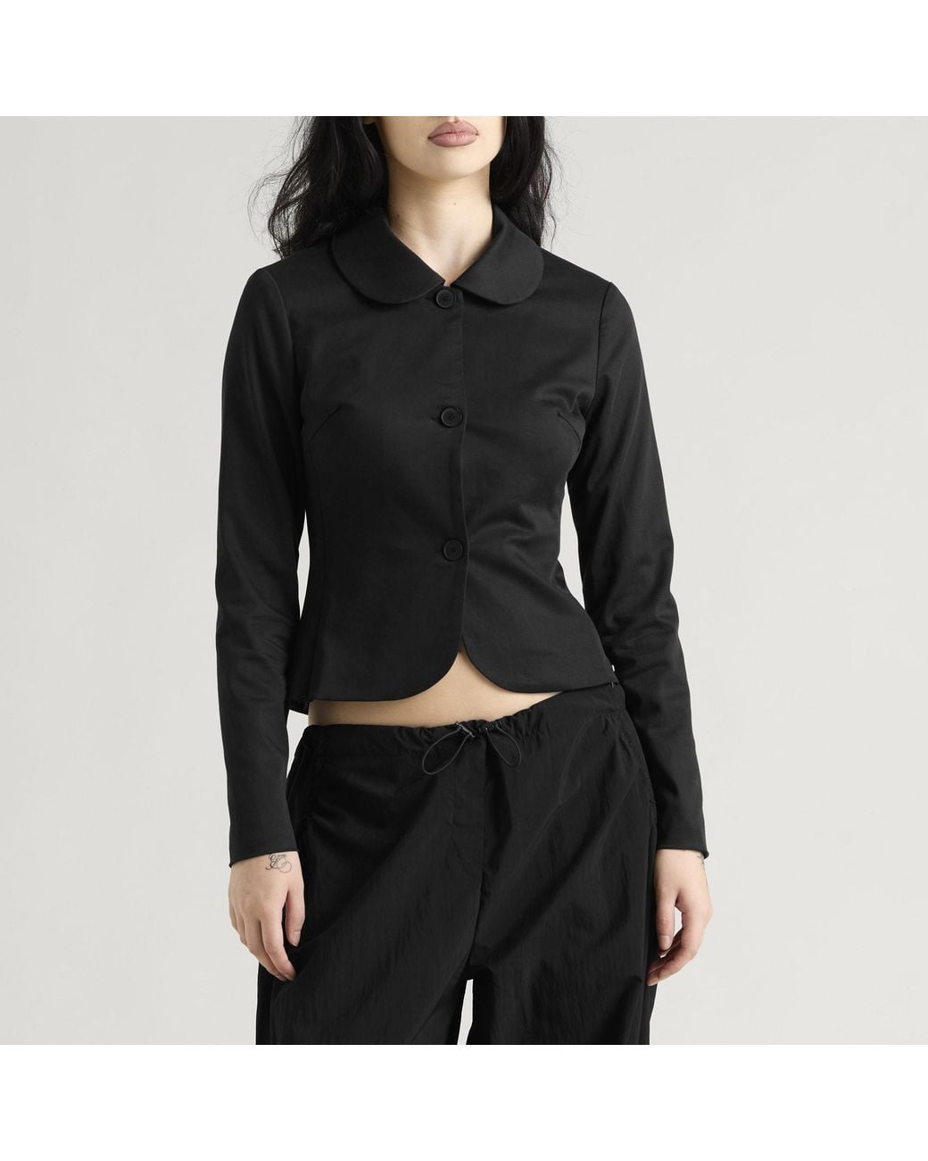 Peachy Den Black Twiggy Muse Shirt