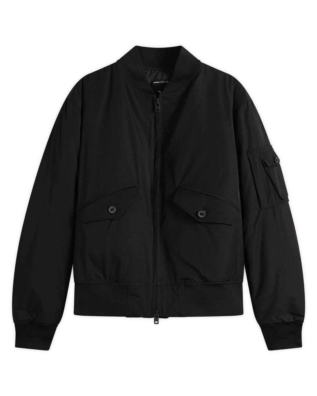 Y-3 Black Nylon Bomber Jacket for men