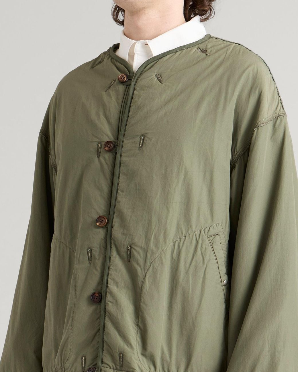 Visvim Green Altman Padded Liner Jacket for men