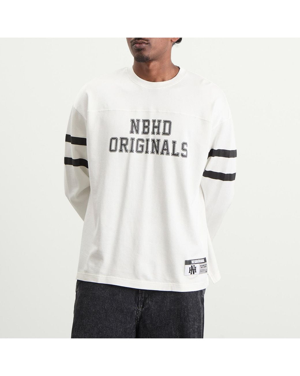 Neighborhood White Football Shirt for men
