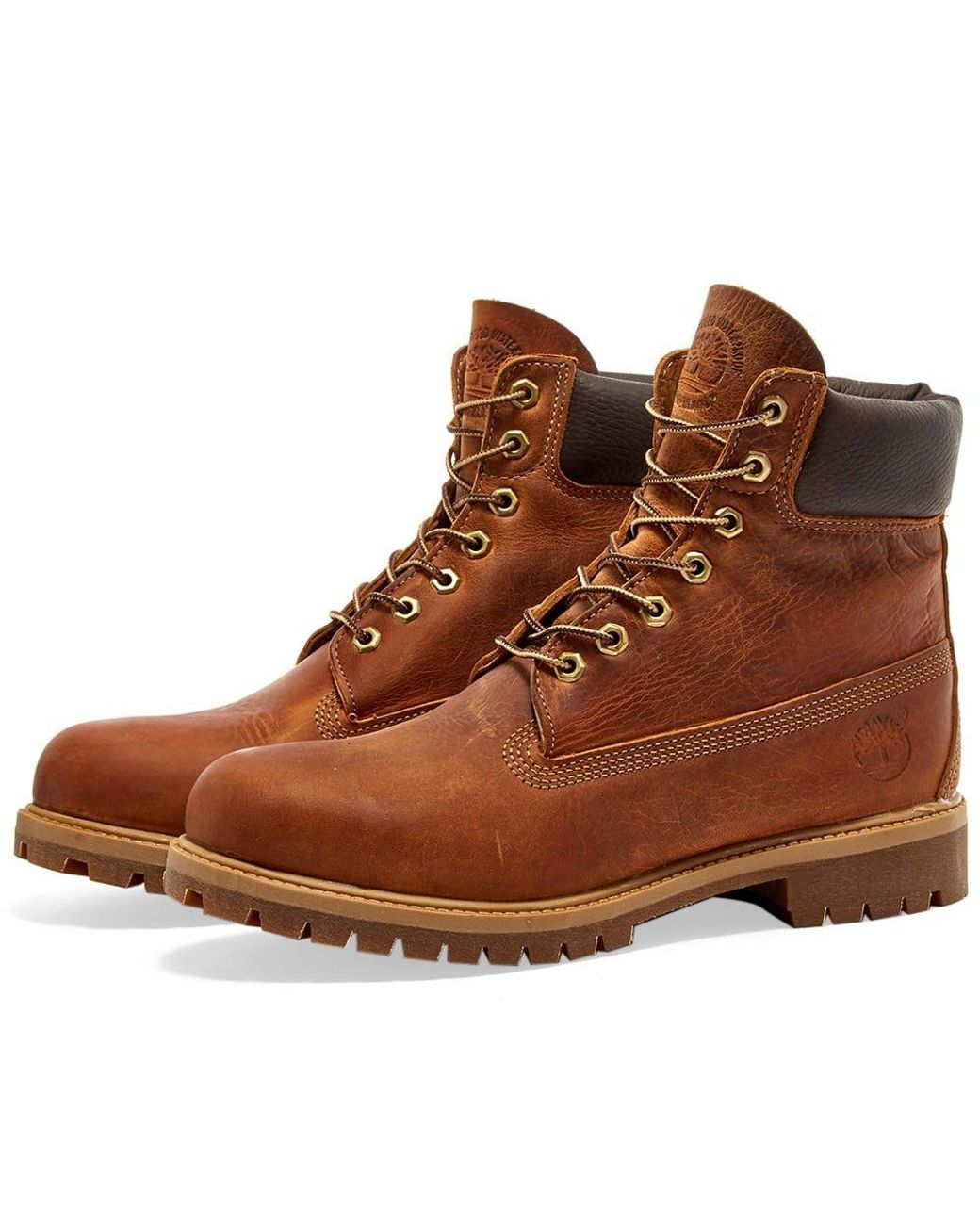 timberland heritage boots brown