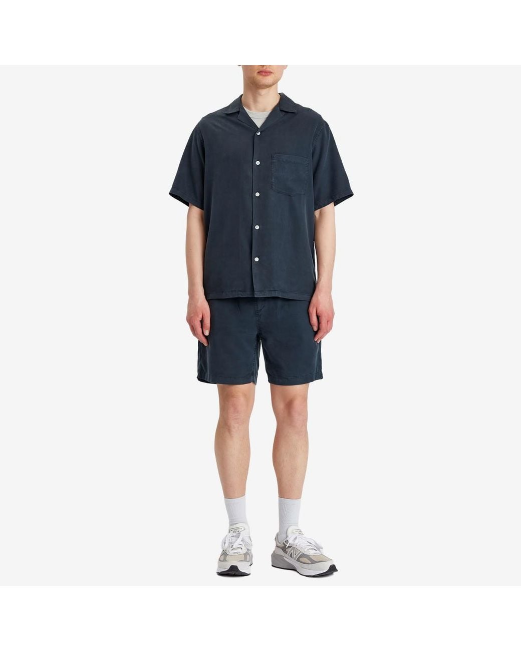 Portuguese Flannel Blue Dogtown Shorts for men