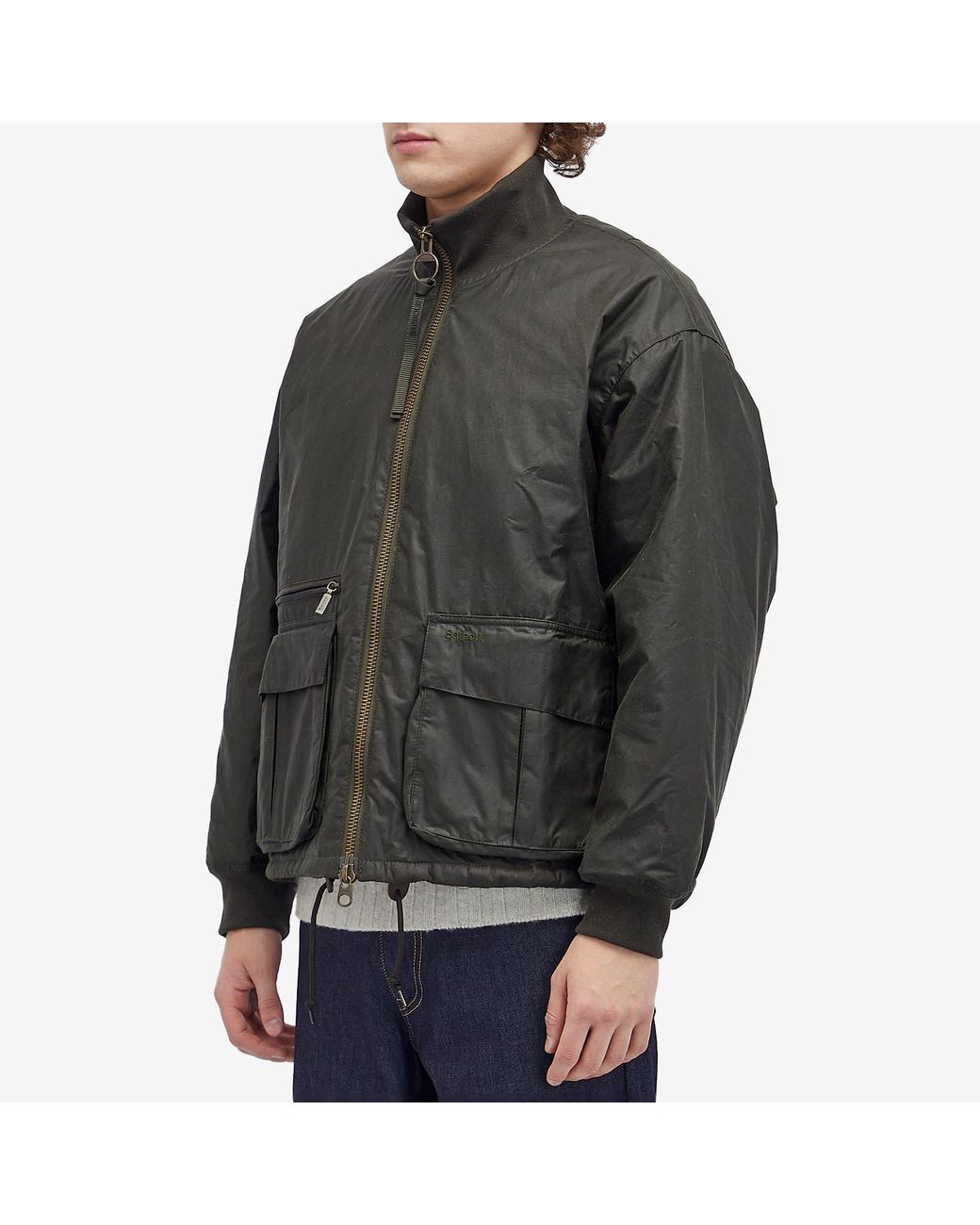Barbour Heritage + Highfield Wax Jacket in Black for Men | Lyst