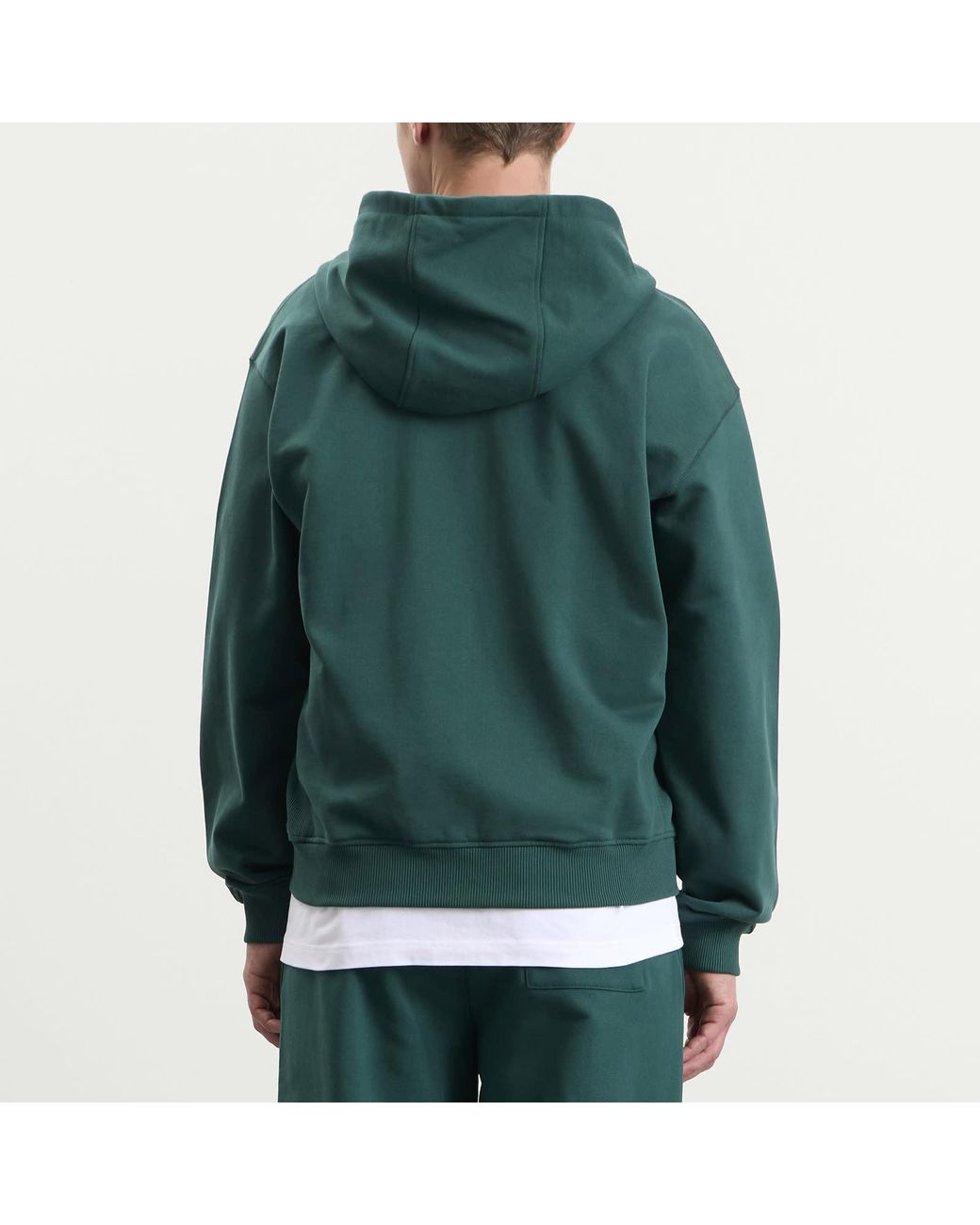 Casablanca Green Sport Zip Up Hoodie for men