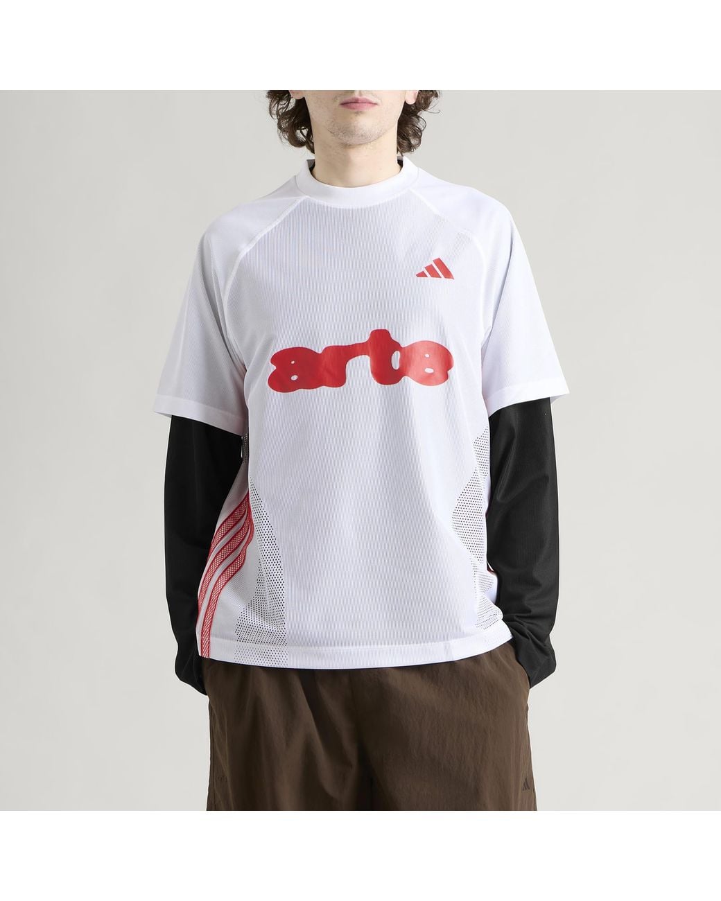 Adidas White X Arte Long Sleeve Jersey for men