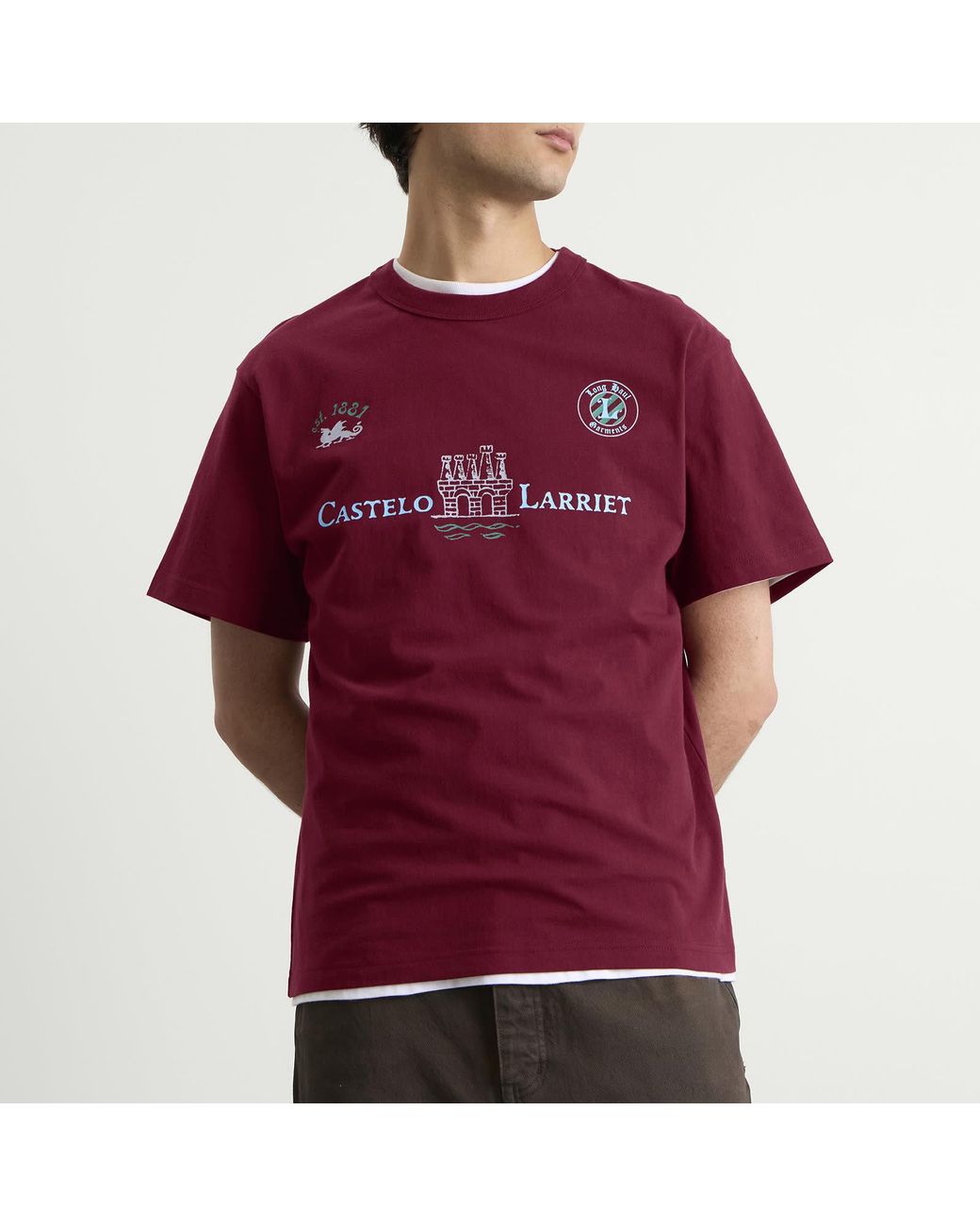 Larriet Purple Castelo T-Shirt for men