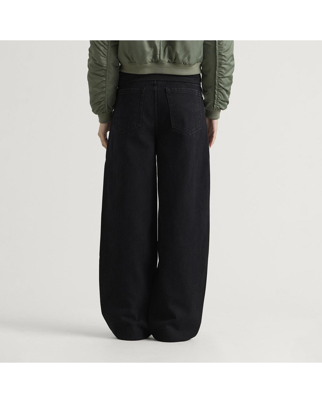Dime Black Baggy Denim Pants