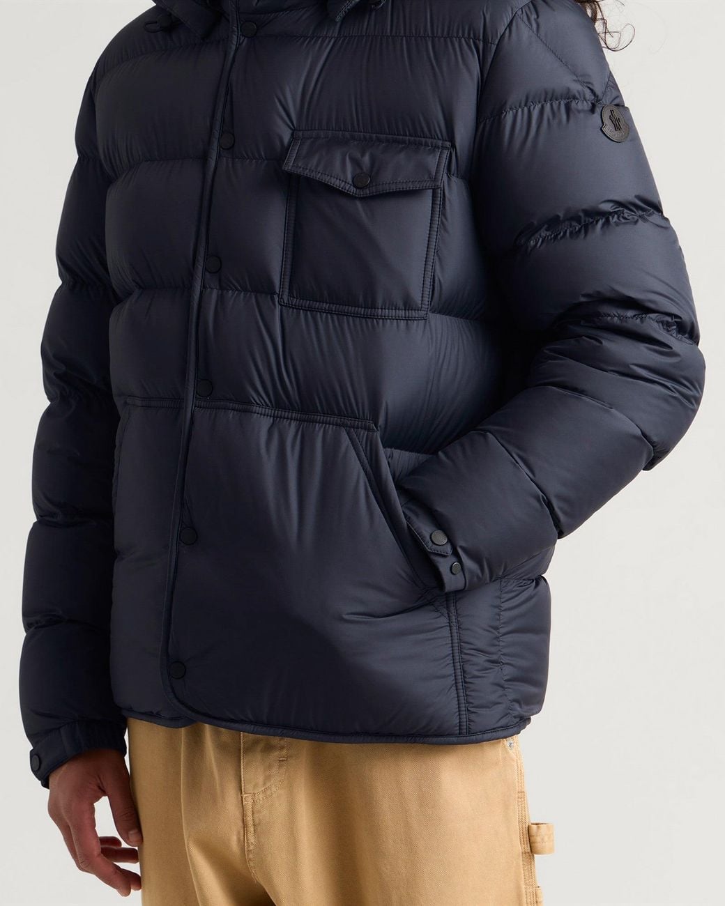 Moncler Blue Tygid Padded Jacket for men