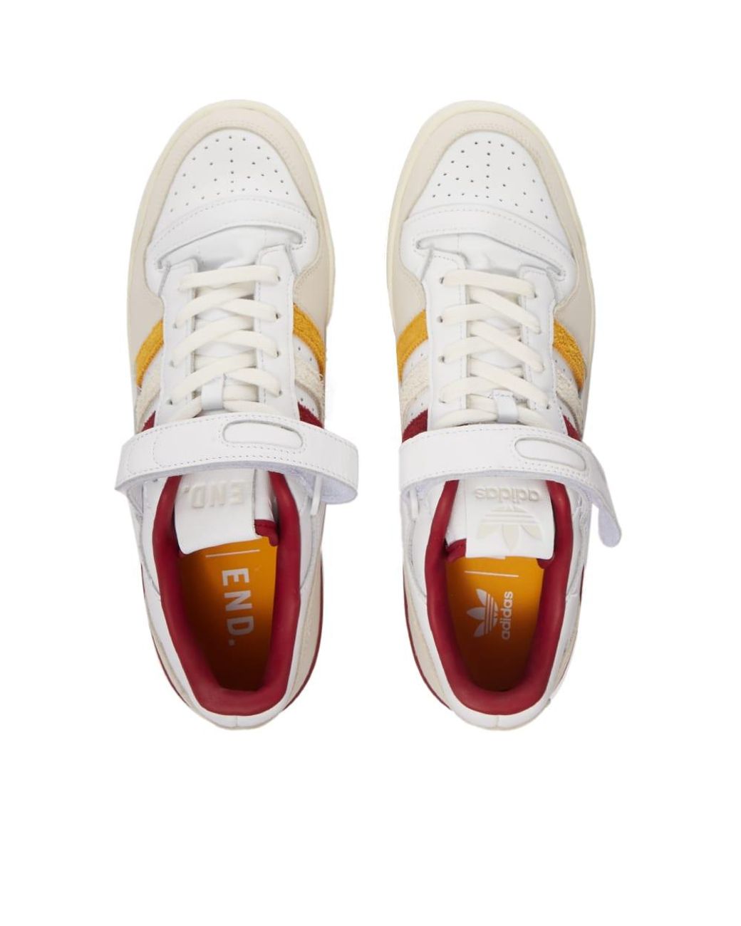 adidas End. X Forum Low 'varsity' Sneakers in White for Men | Lyst