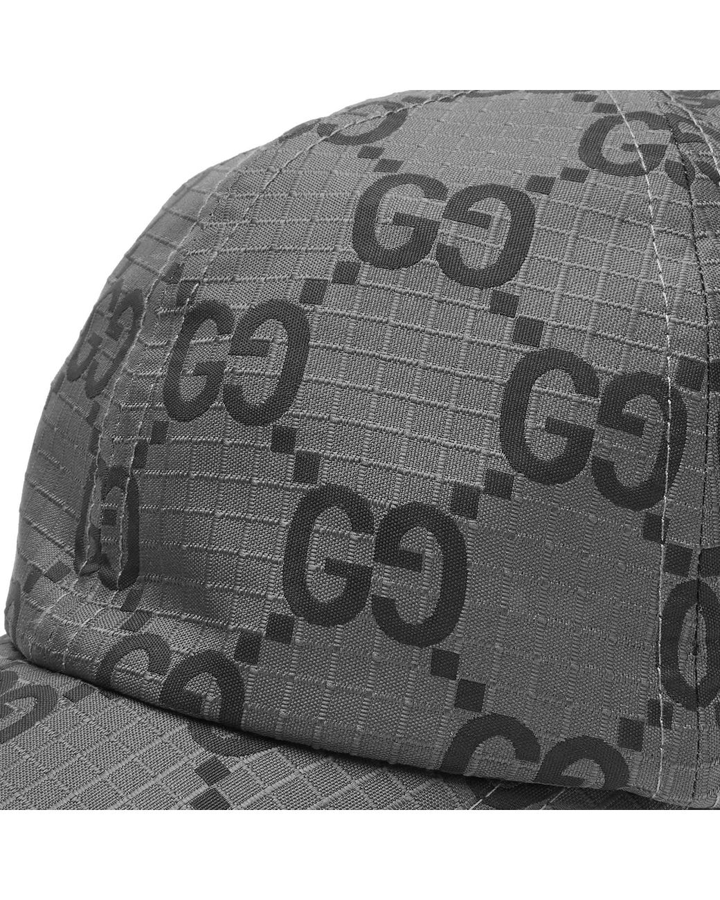 Gucci Gg Ripstop Baseball Cap in Gray for Men | Lyst display picture 3