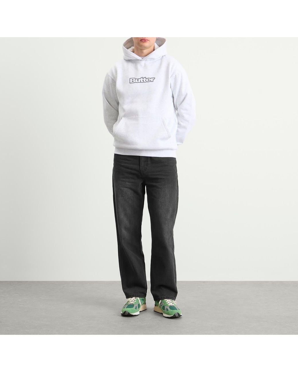 Butter Goods Radiant Logo Hoodie in White for Men | Lyst