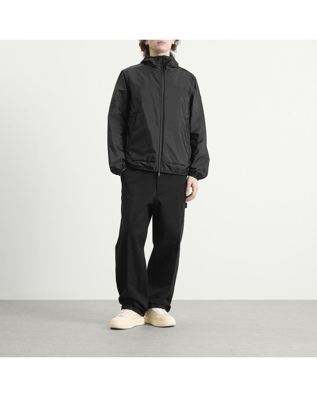 Moncler Black Granier Eco Nylon Jacket for men