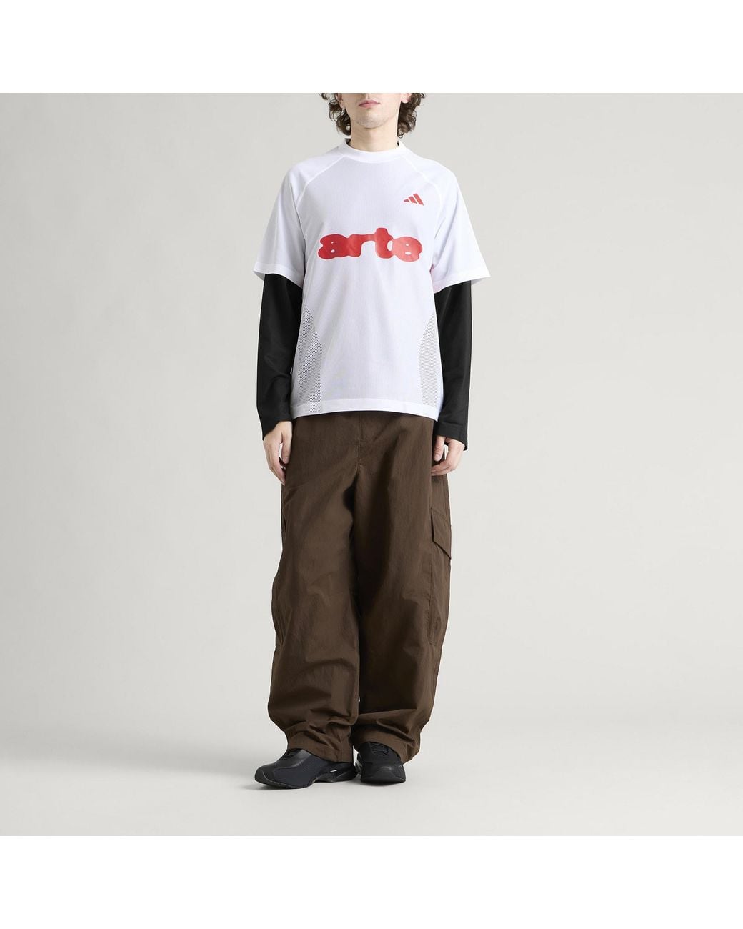 Adidas White X Arte Long Sleeve Jersey for men