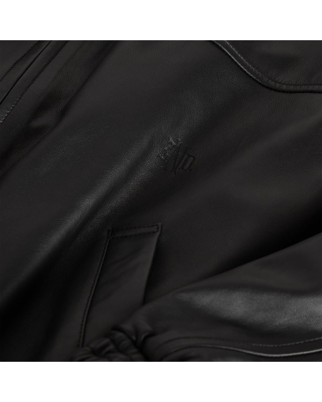 END. Black Lane Leather Jacket