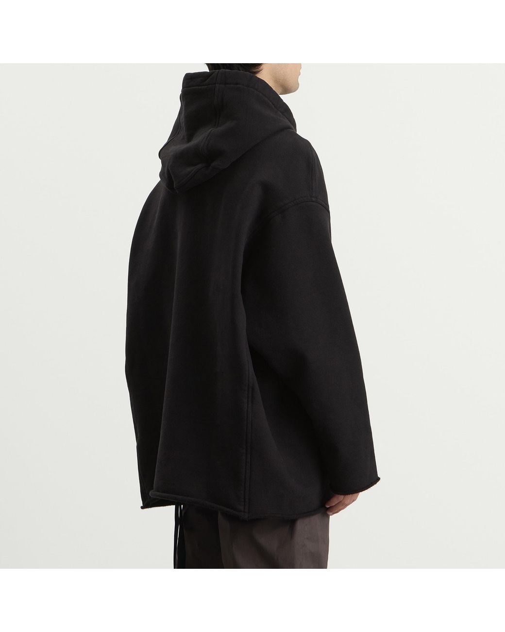 Rick Owens Black Peter Hoodie for men
