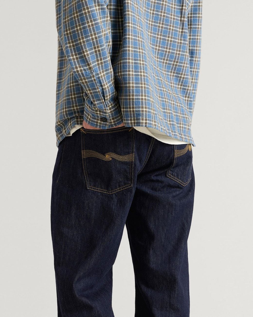 Tuff Style Nudie Jeans Tuff Tony Wide Leg Jeans in Blue for Men | Lyst