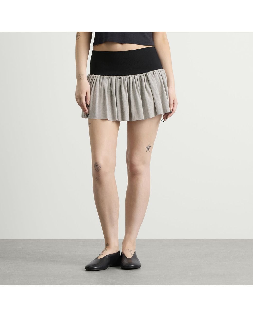 GIMAGUAS Black Charlie Mini Skirt