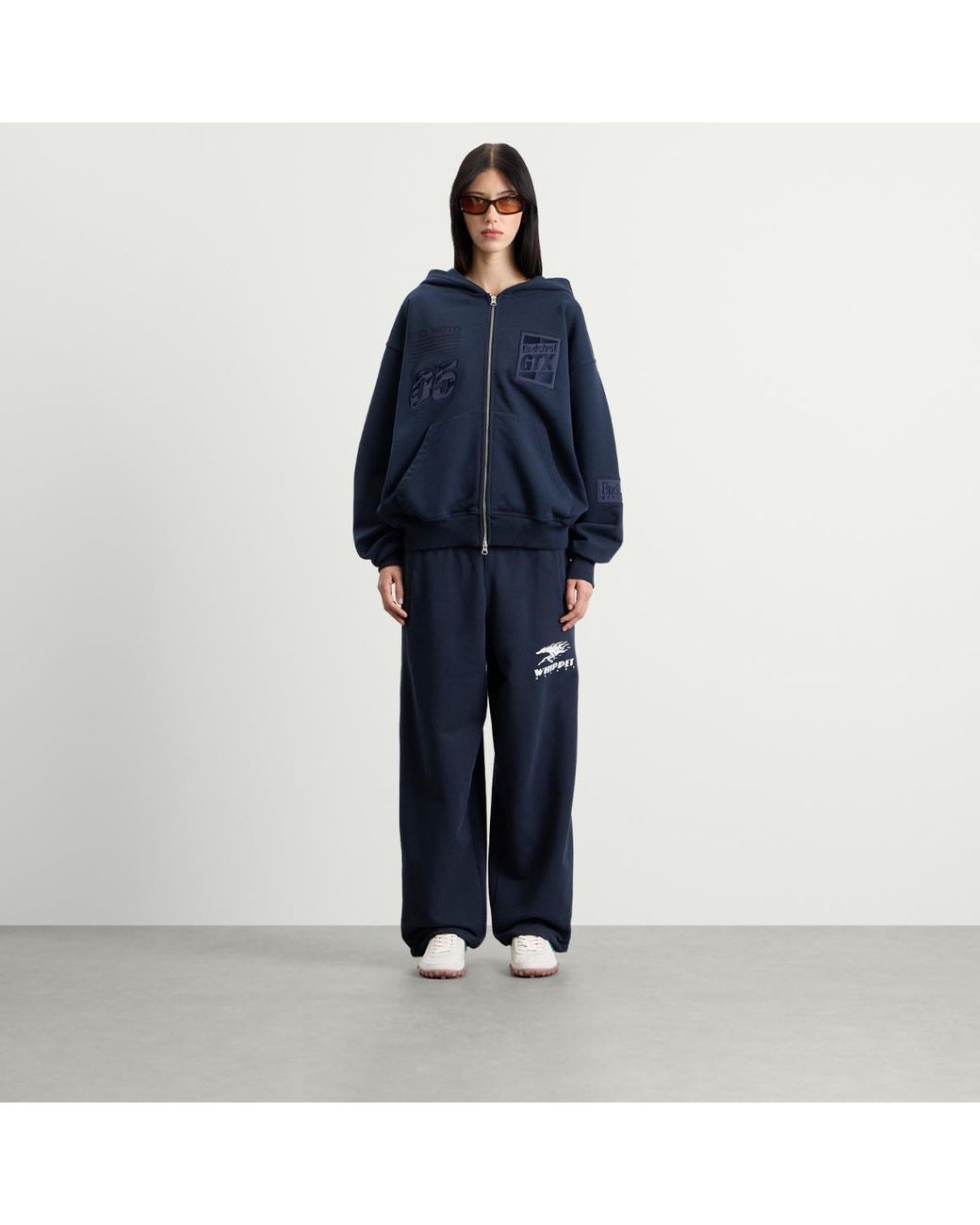 END. Blue Pit Crew Hoodie
