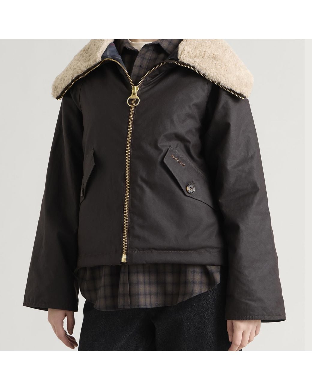 Barbour Black Mary Wax Jacket
