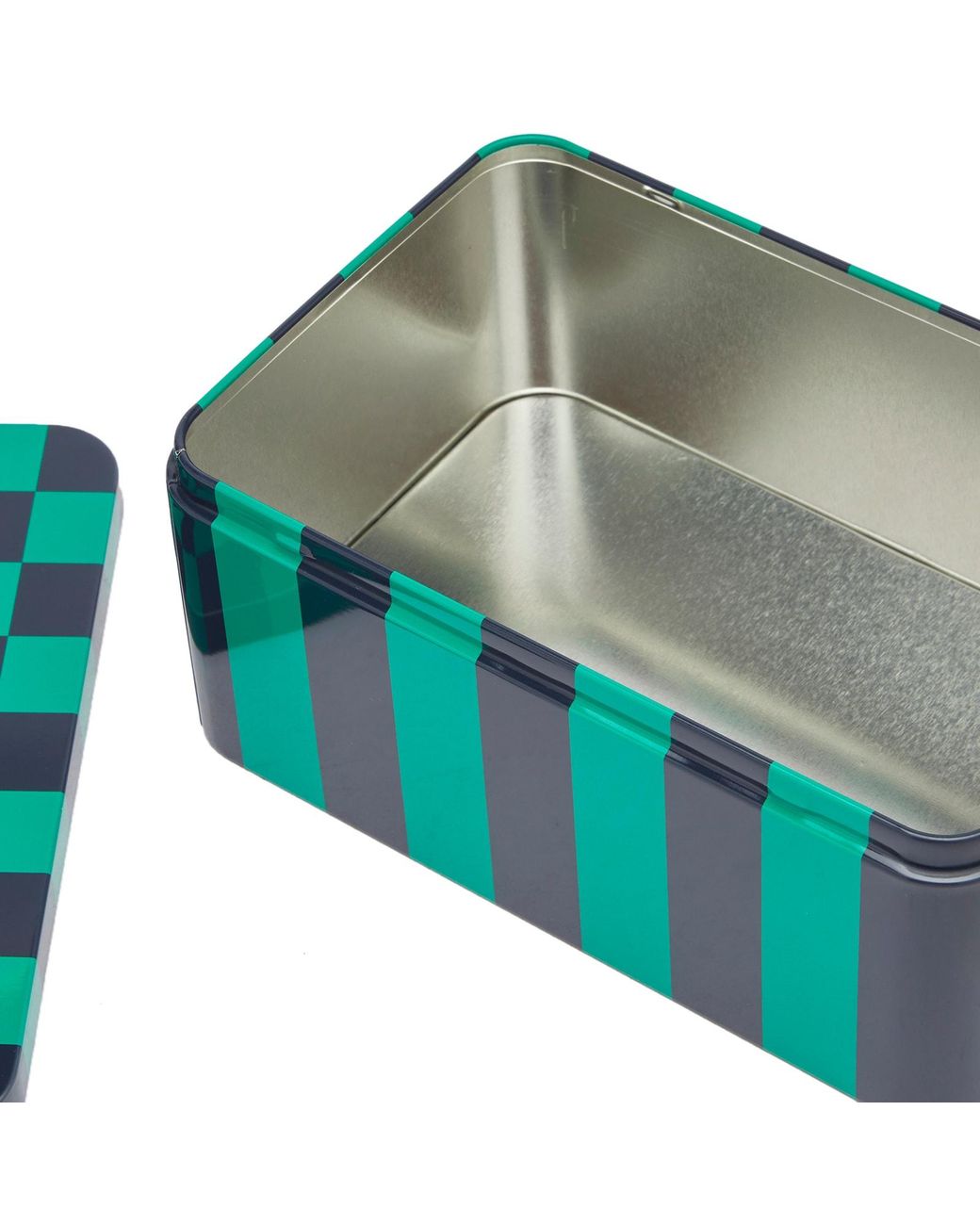 Hay Blue Tin Container