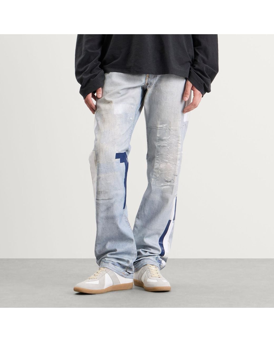 Acne Blue 1996 Tlo Tape Jeans for men