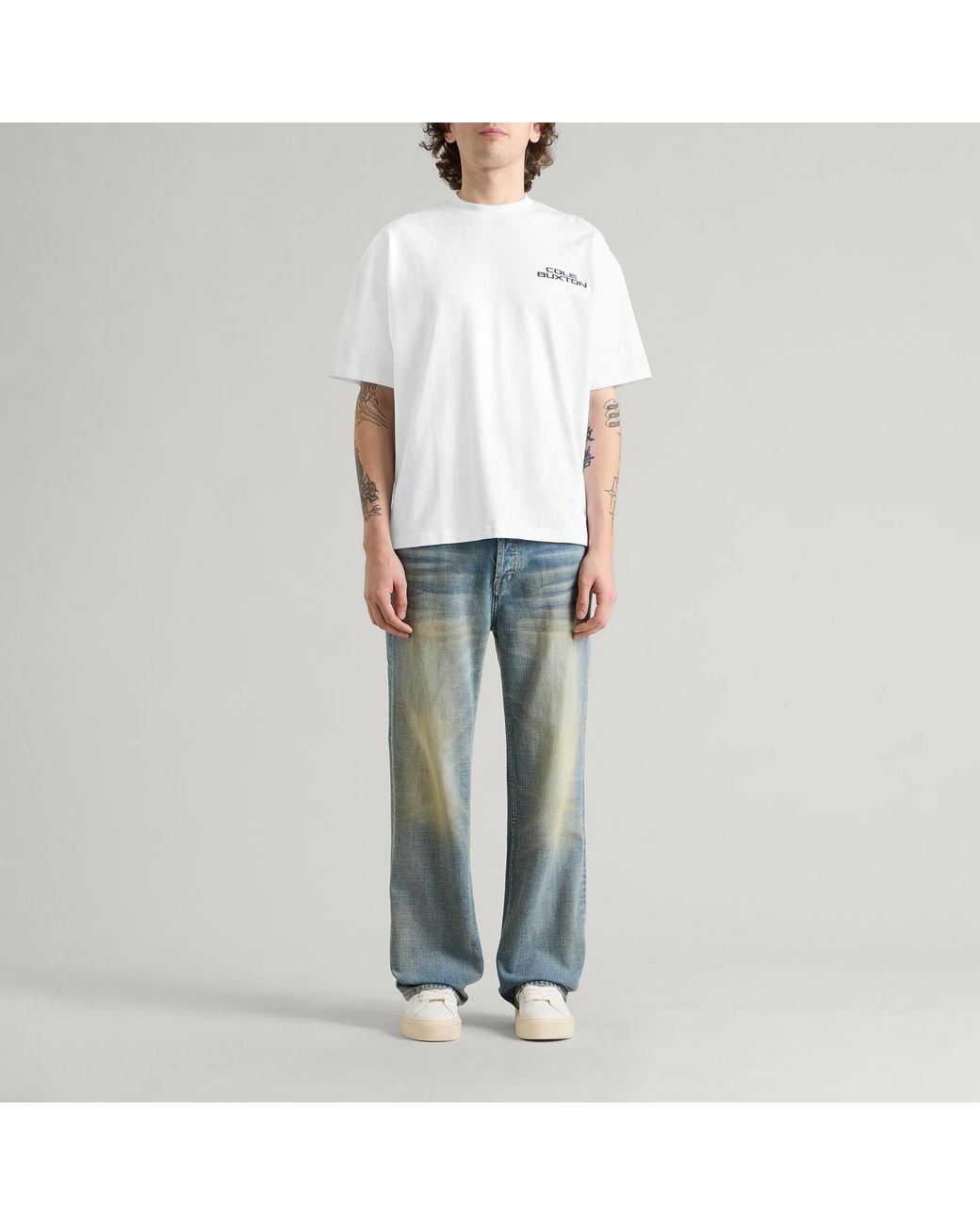 Cole Buxton White Cole Flag T-Shirt for men