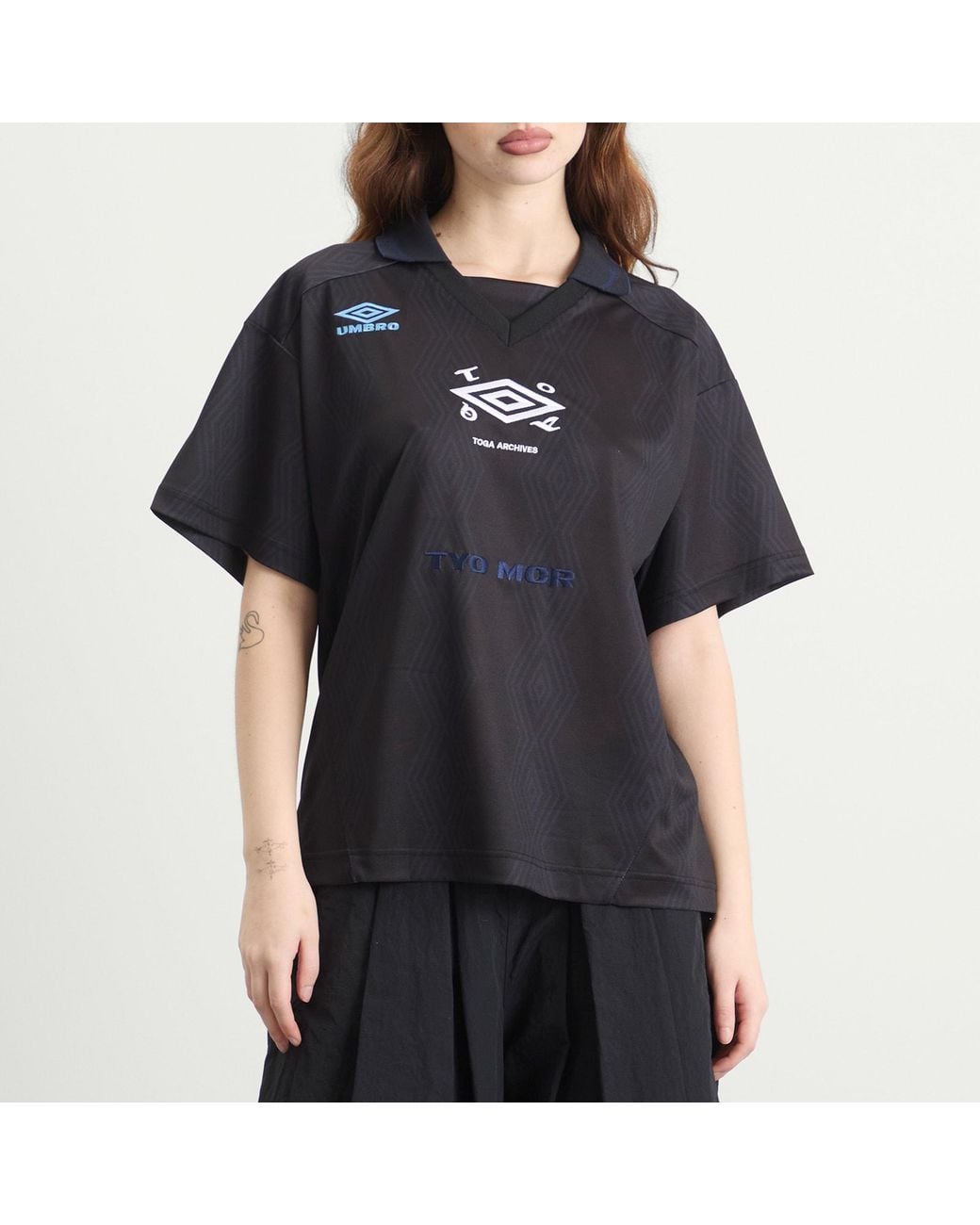 Toga Black Toga X Umbro Game Shirt